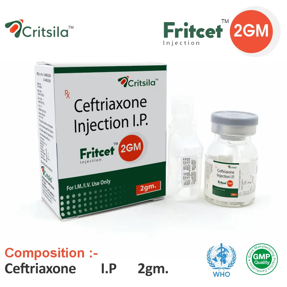 Ceftriaxone (2gm) Injection in PCD Pharma Franchise at Best Price